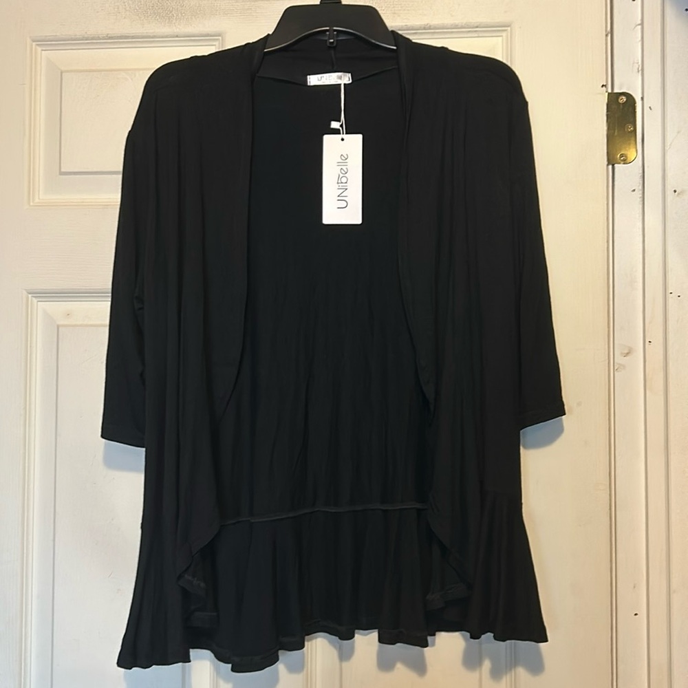 UNibelle Cardigan Size Medium Black